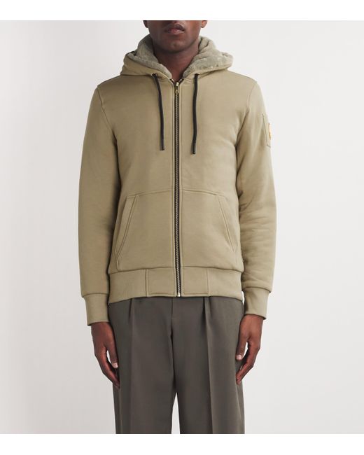 Moose Knuckles Natural Series Linden Bunny Zip-Up Hoodie for men