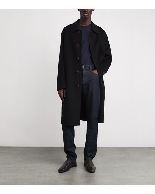 Canali Blue Straight Jeans for men