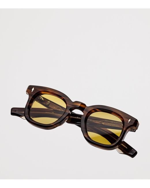 Jacques Marie Mage Black Acetate Devaux Sunglasses for men