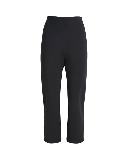 Rohe Black Scuba Cigarette Tailored Trousers