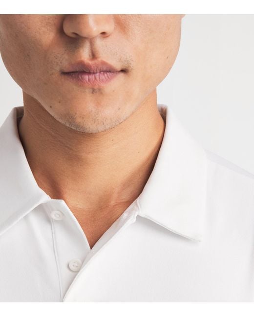 vuori White Ponto Performance Polo Shirt for men