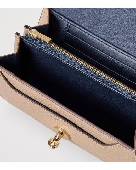 Mulberry Natural Medium Darley Wallet Crumpet