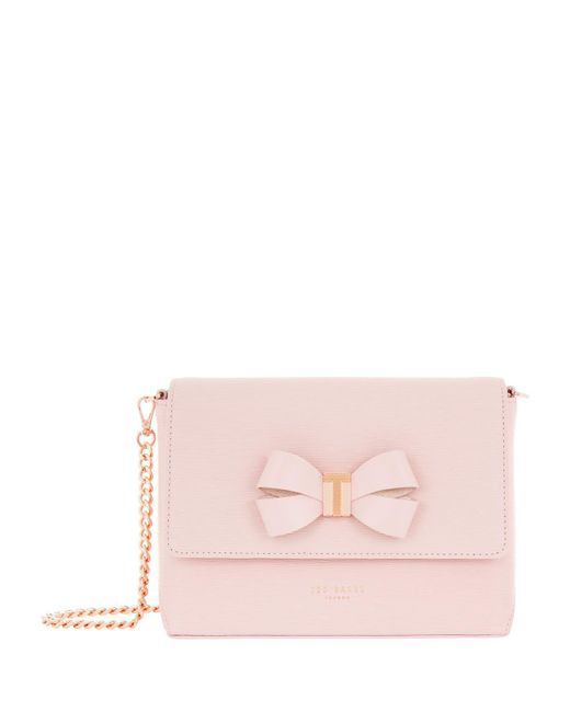 Ted Baker Pink Bowii Bow Crossbody Bag