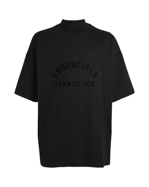 Fear Of God Black Logo T-shirt for men