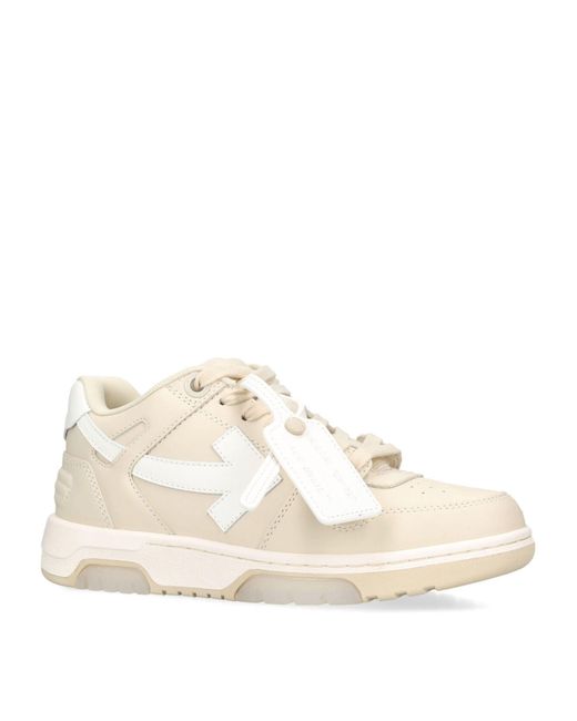 Off-White c/o Virgil Abloh Natural Leather Out Of Office Sneakers