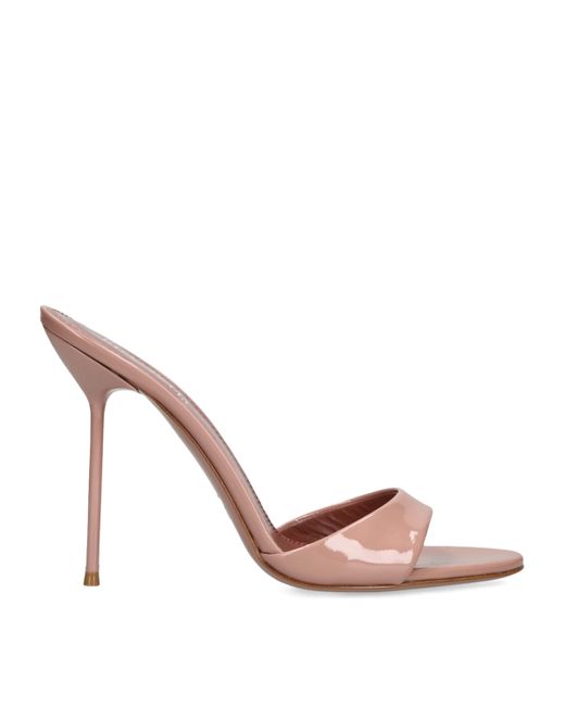Paris Texas Pink Patent Leather Lidia Mules 105