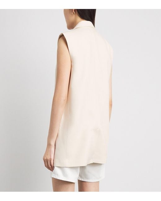 Anine Bing White Sara Vest