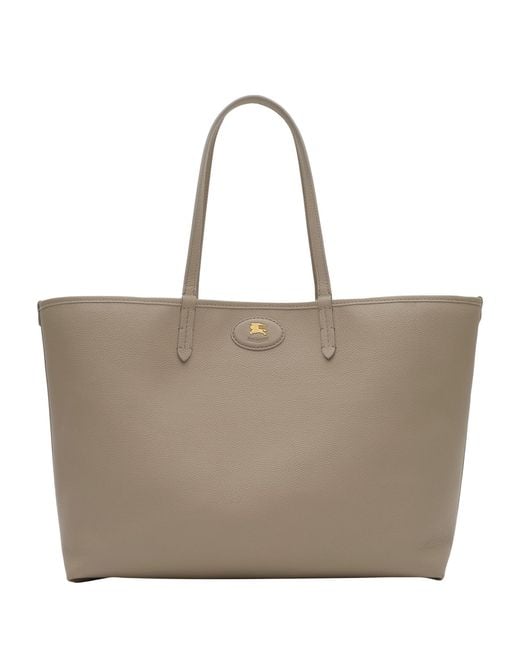 Burberry Natural Medium Leather Reversible Bloomsbury Tote