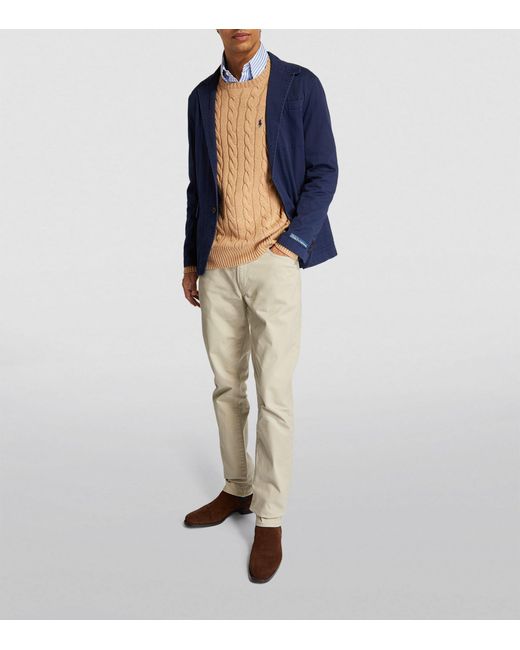 Polo Ralph Lauren Brown Cotton Cable-knit Sweater for men