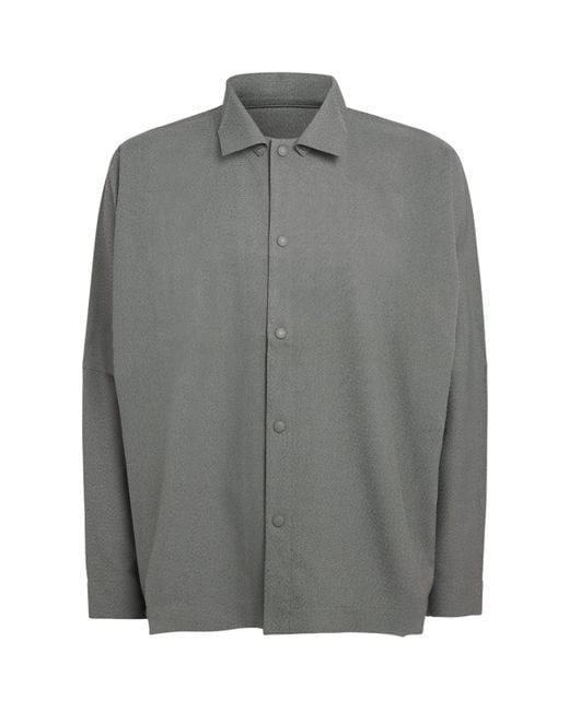 IM MEN Gray Compact Shirt for men