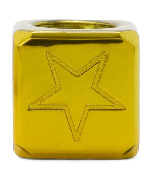 Loewe Yellow Star Dice Bag Charm