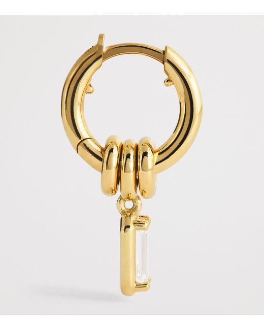 Spinelli Kilcollin Metallic And Diamond Zahra Hoop Earrings