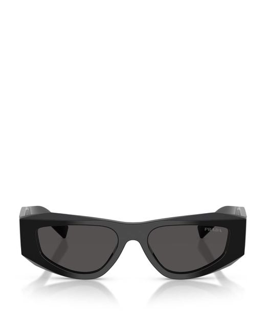 Prada Black Acetate Pr B19S Sunglasses for men