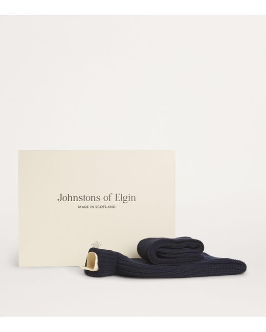Johnstons Blue Cashmere Hot Water Bottle And Socks Gift Set for men