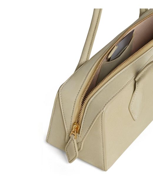 Alaïa Natural Medium Leather Le Teckel Shoulder Bag