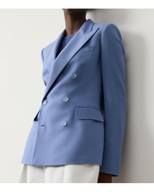 Ralph Lauren £2740 Violet Cashmere Camden Blazer XS