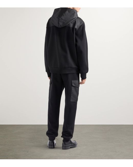 Prada Black Cotton-Fleece Sweatpants