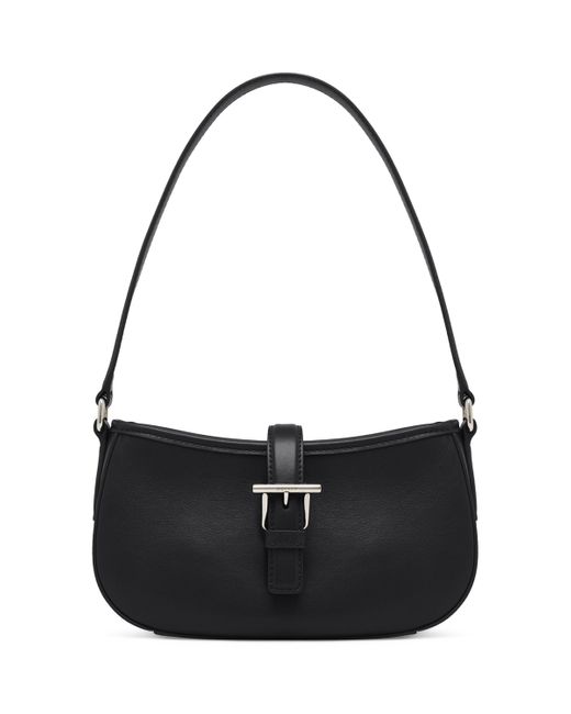 Alexander McQueen Black Mini Leather T-Bar Shoulder Bag