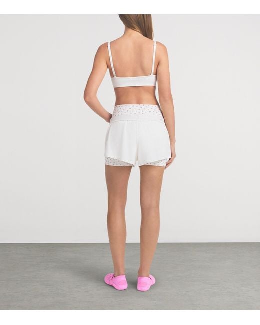 NikeSKIMS White Runner Shorts