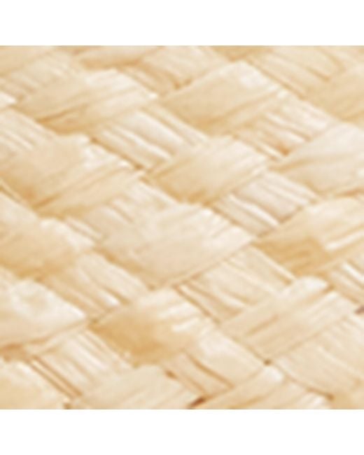 Lack of Color Natural Raffia Bead-Embellished Cowboy Hat