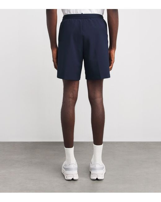 Lacoste Blue Stretch Taffeta Ultra Dry Tennis Shorts for men