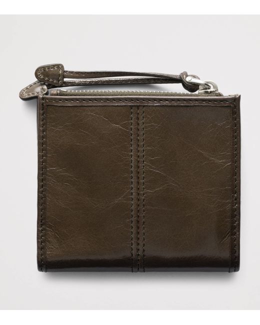 Prada Black Small Leather Wallet for men