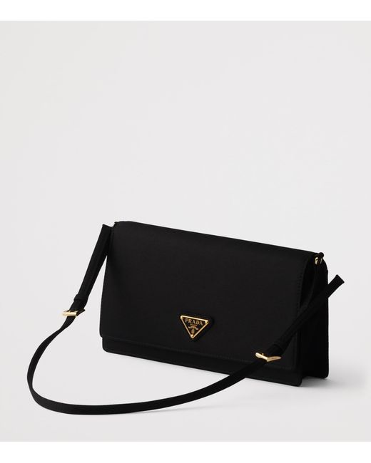 Prada Black Satin Shoulder Bag