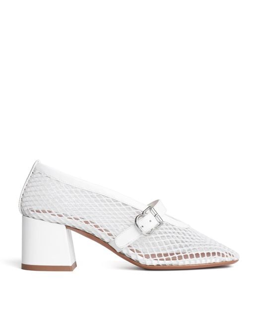 Alaïa White Mesh Babies Pumps 55