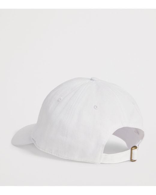 Sporty & Rich White Cotton Syracuse Baseball Cap