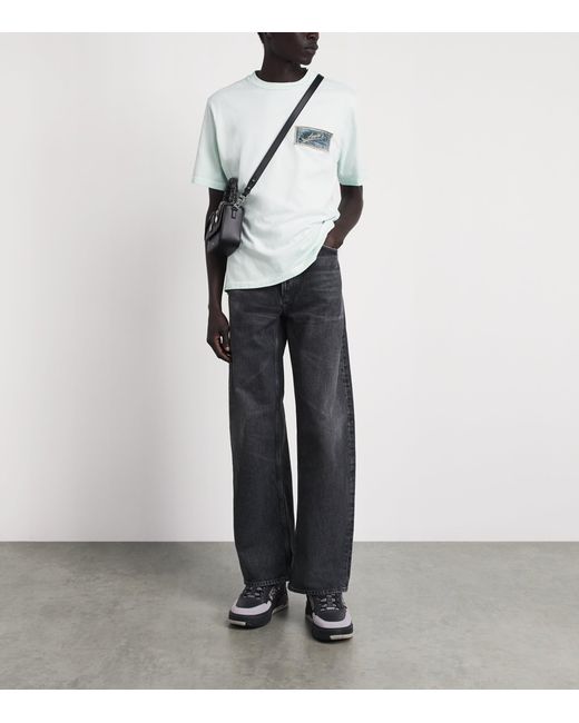 Amiri Gray Leather Ma-94 Sneakers for men