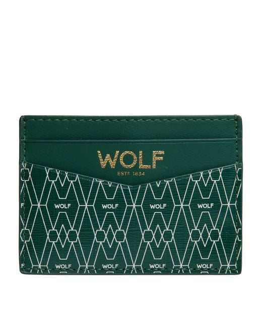 Wolf Green Signature Card Holder