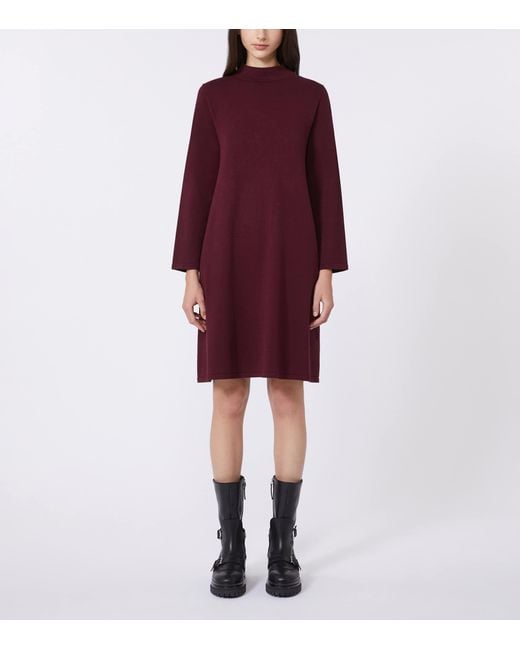 Weekend by Maxmara Red Knitted Mini Dress