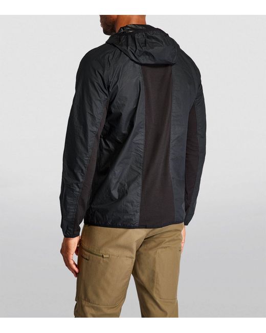 Icebreaker Black Cotton Windbreaker Jacket for men