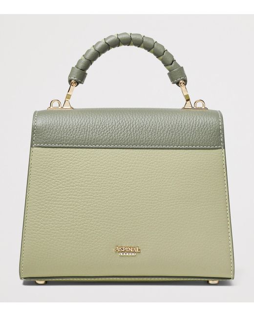 Aspinal Metallic Midi Mayfair Bag