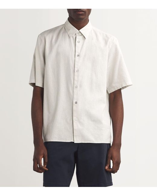 Rag & Bone White Hemp-cotton Dalton Shirt for men