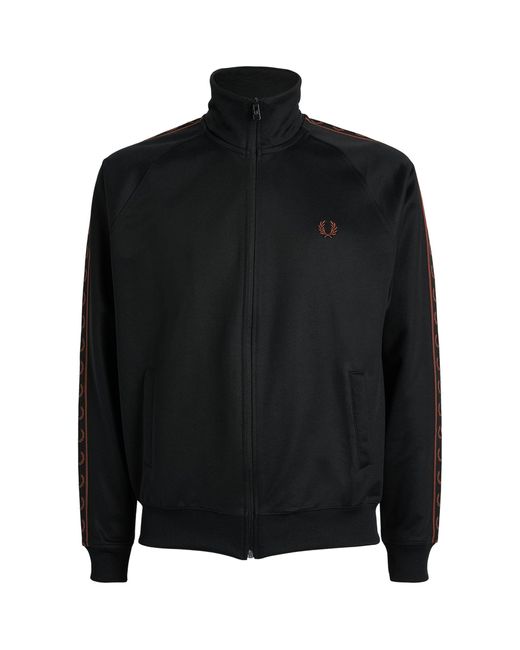 Fred Perry Black Tape Track Jacket for men