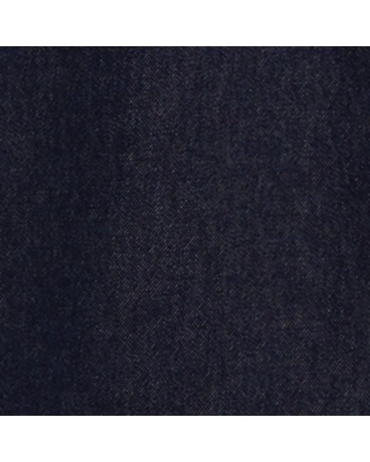 Weekend by Maxmara Blue Cotton Wide-Leg High-Rise Jeans