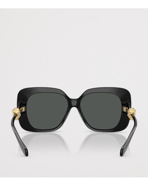 Versace Black Injected Ve4499U Square Sunglasses