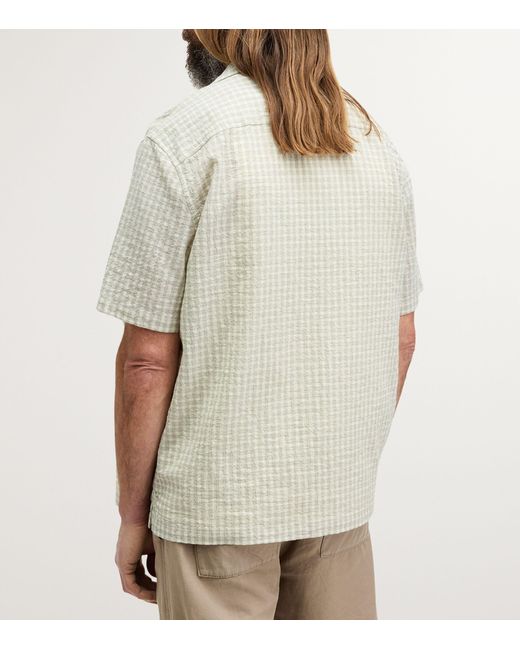 AllSaints White Short-sleeve Selenite Shirt for men