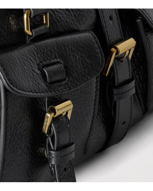 Mulberry Black Small Leather Roxanne Top-Handle Bag