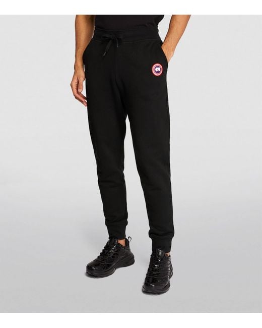 Canada Goose Black Huron Sweatpants for men
