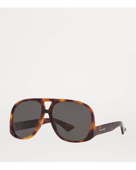 Saint Laurent Gray Acetate Sl 652 Sunglasses