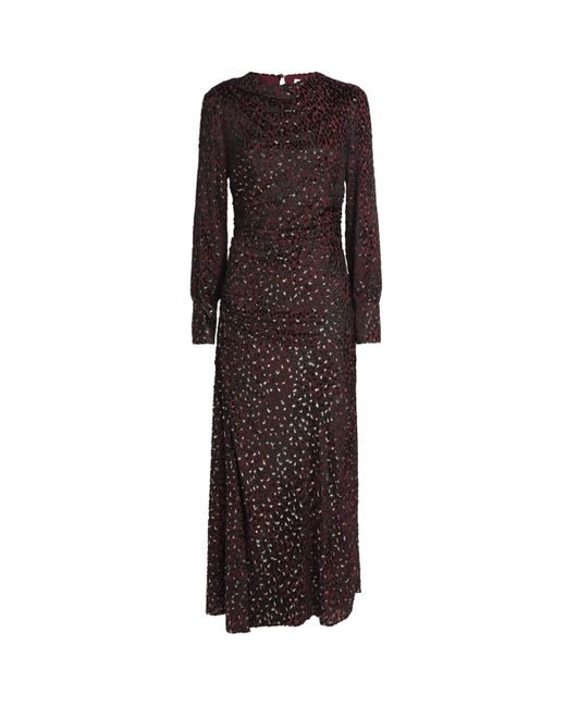 Jonathan Simkhai Women's Brown Draped Ashby Maxi Dress - benaras.co