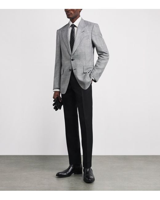 Tom Ford White Cotton Slim Shirt for men
