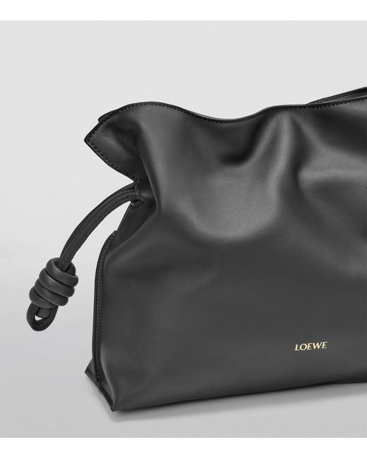 Loewe Black Elegant Pearl Clutch For The Fashion-Forward