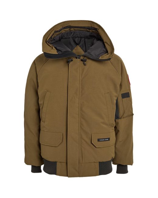 Canada Goose Green Chilliwack Bomber Jacket for men