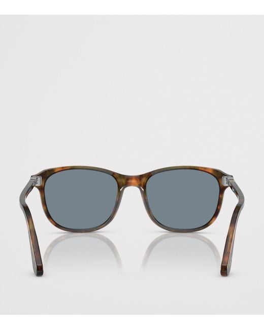 Persol Gray Acetate Pillow Sunglasses