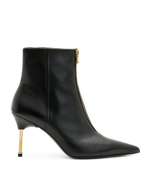 AllSaints Black Leather Natasha Boots 52