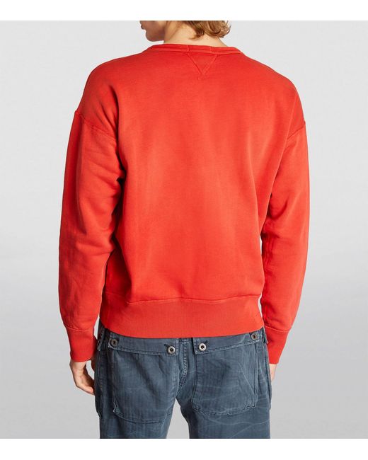 Polo Ralph Lauren Red Graphic Sweatshirt for men
