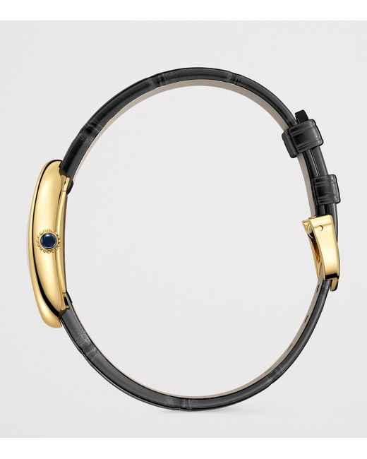 Cartier Metallic Small Baignoire De Watch